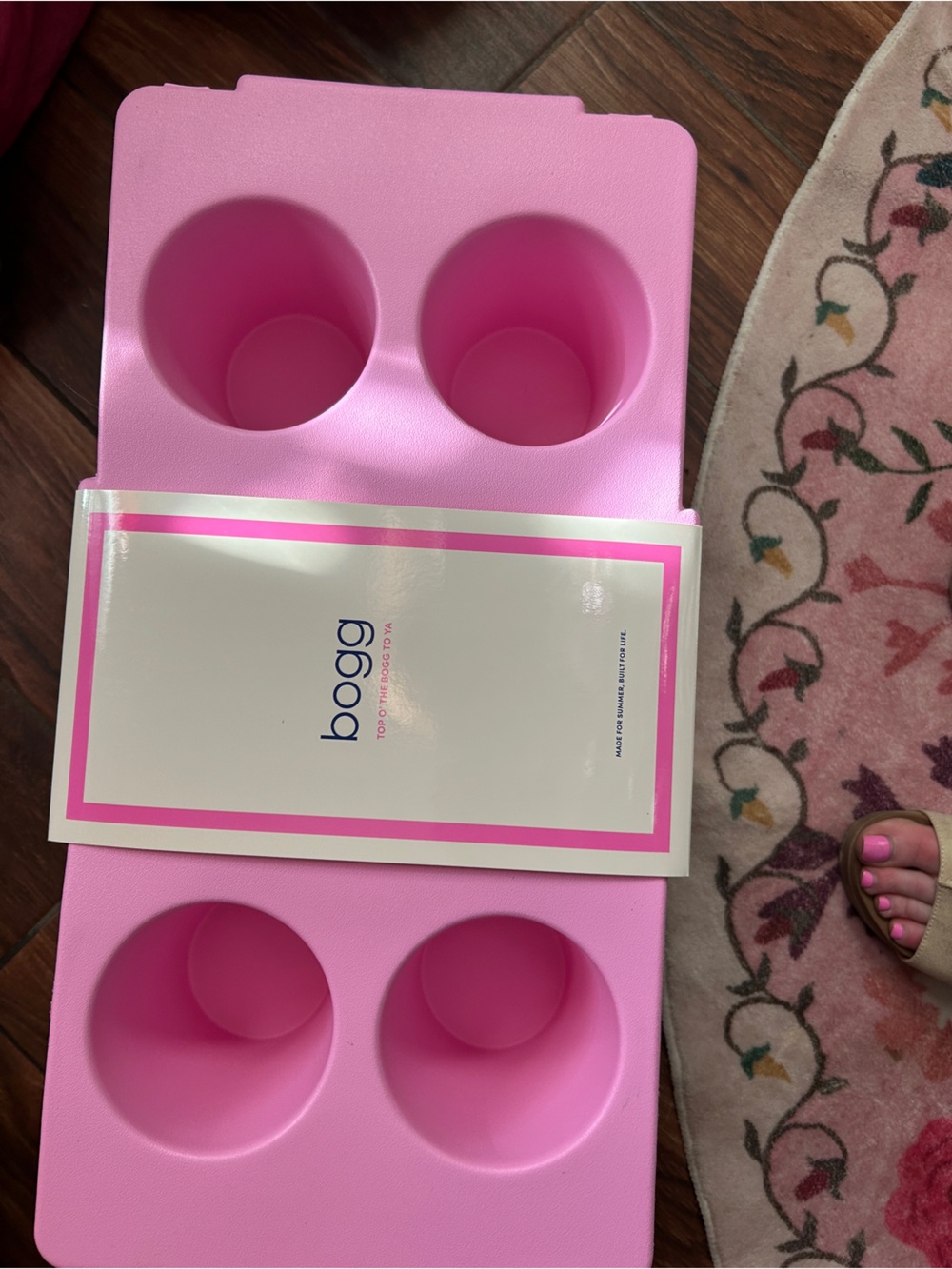 - NWT PINK TAFFY BOGG BAG TOPPER